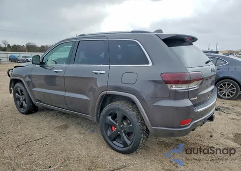 2015 Jeep Grand Cherokee Overland z USA, uszkodzony, nr VIN 1C4RJFCG1FC807487